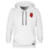 Blusão Moletom Canguru Coração Masculino E Feminino Personalizado Com Capuz E Bolso
