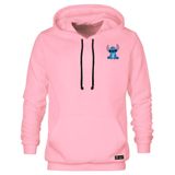 Blusão Moletom Canguru Stitch Masculino E Feminino Personalizado Com Capuz E Bolso