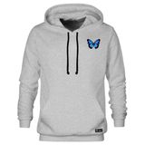 Blusão Moletom Canguru Borboleta Masculino E Feminino Personalizado Com Capuz E Bolso