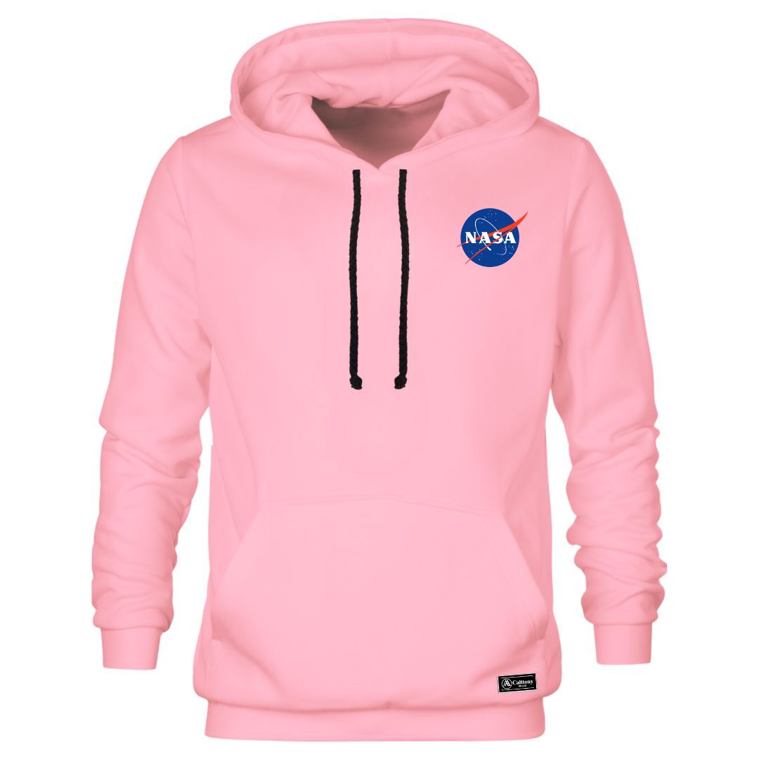 Blusão Moletom Canguru Nasa Masculino E Feminino Personalizado Com Capuz E Bolso