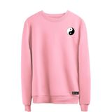 Blusão Moletom Yin Yang Masculino E Feminino Personalizado Sem Capuz Gola Redonda