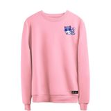 Blusão Moletom Gato Masculino E Feminino Personalizado Sem Capuz Gola Redonda