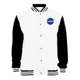 Jaqueta Colegial Moletom Masculina Feminina Nasa Sem Bolso