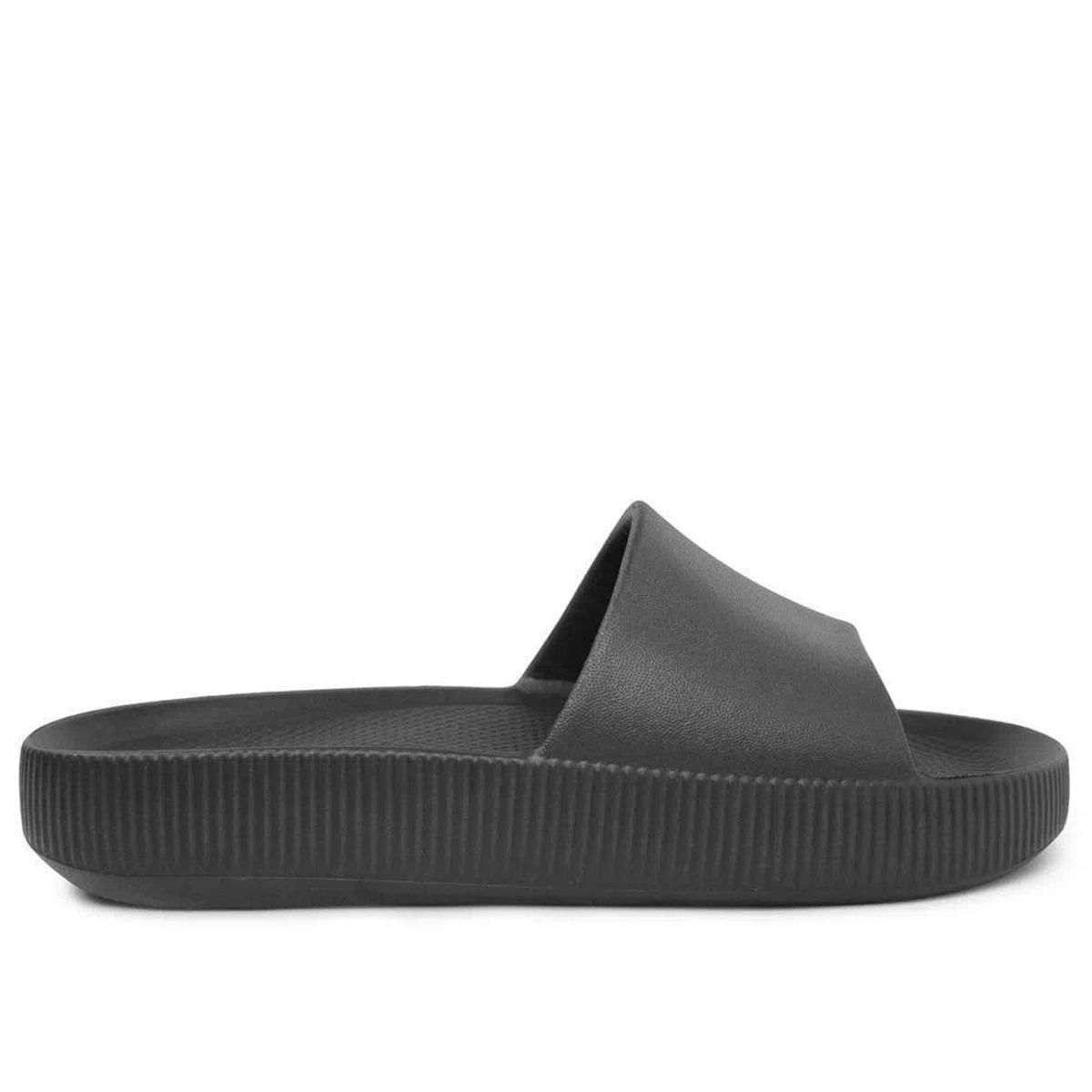 Chinelo Usaflex Plataforma Preto 036