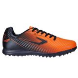 Chuteira Topper Forza Ii Society Laranja Neon/marinho 044