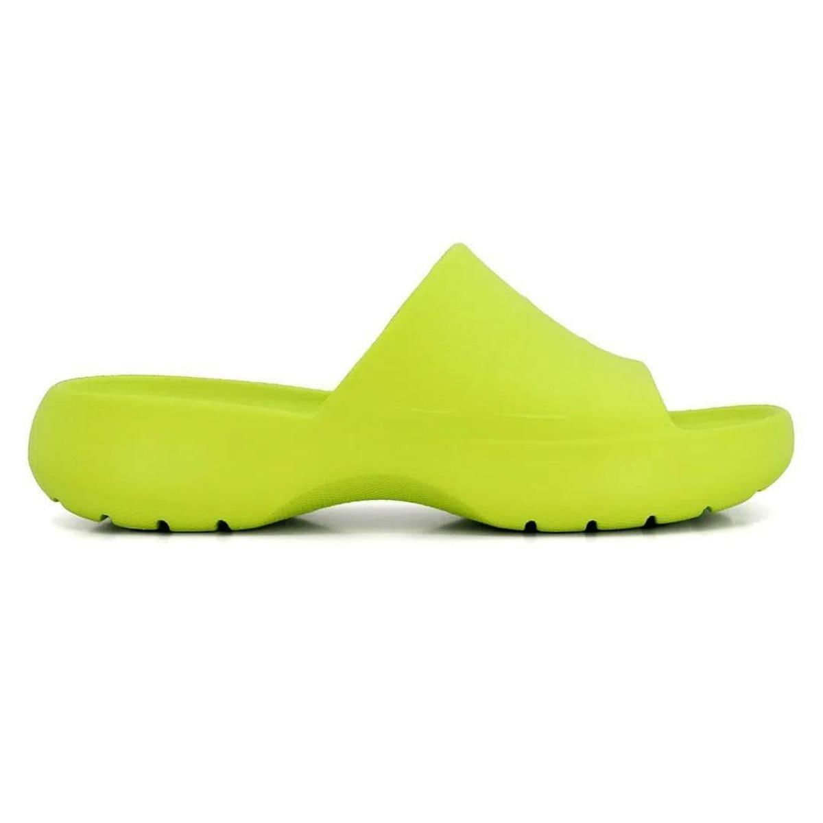 Chinelo Usaflex Slide Poofy - Verde - 34