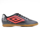 Chuteira Umbro Futsal Cosmic Grafite/coral/preto 042