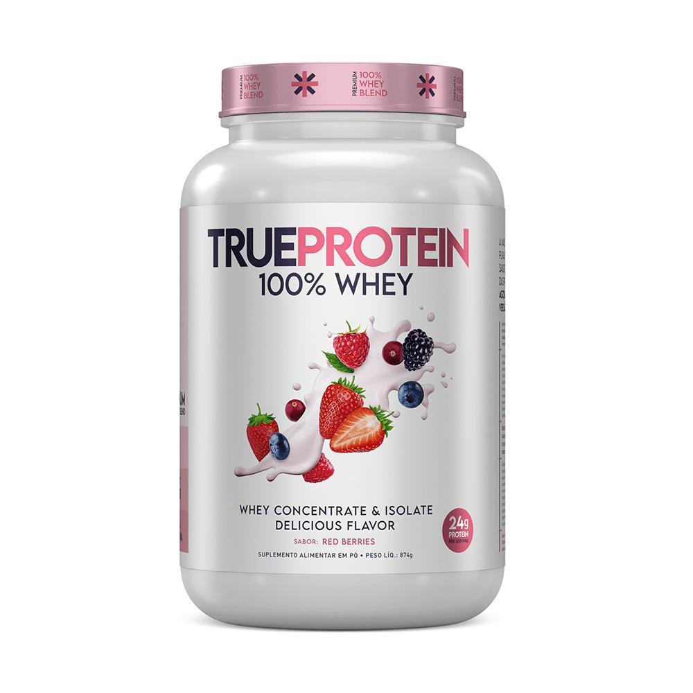 Proteína True Protein 100% Whey Red Berries True Source 874g