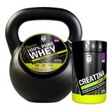 Kit Whey Concentrado 900g + Creatina 300g - Wod Nutrition Doce De Leite