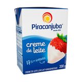 Creme de Leite Piracanjuba Tetra Pack 200g - Embalagem c/ 27 Unidades