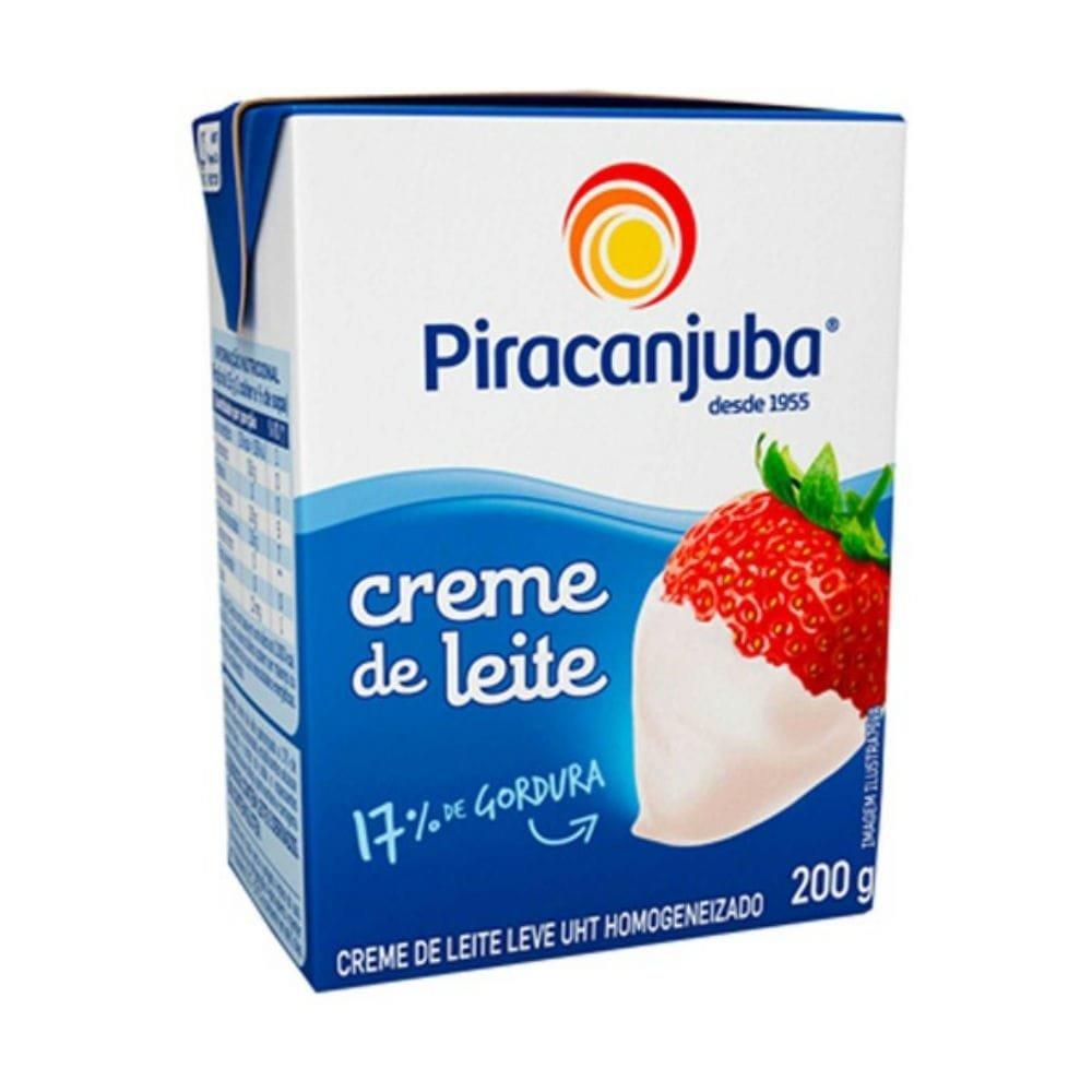 Creme De Leite Piracanjuba Tetra Pack 200g - Embalagem C/ 27 Unidades