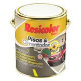 Tinta Piso Acetinado Resicolor Premium Azul 3,6l