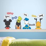 Adesivo de Parede Mickey Mouse e Amigos RMK3579SCS Wiler-K
