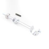 Suporte Duplo Longo 8cm Varao De Cortina 28x19mm - SB146 - 10 SB146-10 Wiler-K