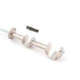 Suporte Duplo Para Varao De Cortina 28x19mm - SL058 - 38 SL058-38 Wiler-K