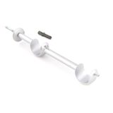 Suporte Duplo 8cm Para Varao De Cortina 28x28mm - SL168 - 38 SL168-38 Wiler-K