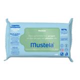 Lenço Umedecido Mustela A Base De Plantas Com 60 Unidades