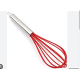 Batedor Fouet Silicone 25,5 Cm - Cabo Acrílico - Fratelli
