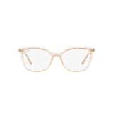 Óculos De Grau Ray-ban Rx7189l 8163 Nude Translúcido Claro Tam 54