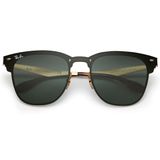 Óculos de Sol Ray Ban Blaze Clubmaster RB3576N 043/71/47 Dourado Escovado