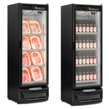 Refrigerador/expositor Vertical Conveniência Cerveja E Carnes Gcbc-45 Pr - Preto 445 Litros Frost Free - Gelopar 110v Gelopar