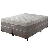 Cama Box Com Colchão Queen Size Energy 1,58m Com Molas Pocket