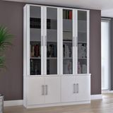 Estante para Livros 8 Portas Foscarini Branco