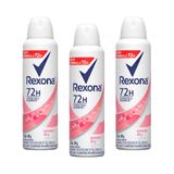 Kit 3 Desodorante Rexona Feminino Powder Dry Motionsense 89g Cada