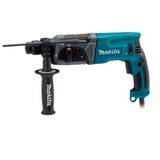 Martelete Combinado Makita Hr2470, Rotativo, Rompedor, 800w, Preto/azul 110v