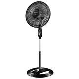 Ventilador De Coluna Mondial Vsp-40c Super Power | Com 3 Velocidades, Modo Silencioso, Preto/prata