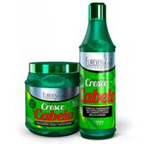 Kit Cresce Cabelo Shampoo  Mascara Forever Liss Profissional