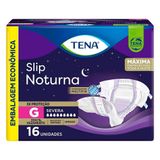 Fralda Geriátrica Tena Slip Ultra Noturna G - 4 Pacotes Com 16 Tiras