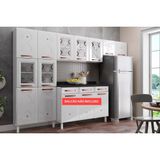 Cozinha Completa Mirage New Aço 3 Peças (2aéreos+1paneleiro) Cz30 Branco - Telasul