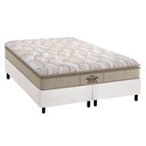 Cama Box King: Colchão Anatômico Probel D33/ag65 Guarda Costas Extreme Resistence + Base Crc Courano White(193x203)