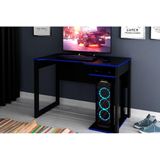 Mesa Computador Gamer Me4161 Preto/azul - Tecno Mobili