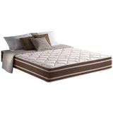 Colchão Queen Molas Ensacadas Masterpocket Duo Sono Double Face Euro Pillow Brown (158x198x30) - Anjos