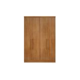 Modulado De Quarto Guarda Roupa Rizon C/ 4 Portas E 3 Gavetas Freijo Cumaru - Novo Horizonte