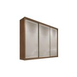 Guarda Roupa Casal 3 Portas De Correr E 6 Gavetas Diamond/londres Freijo Cumaru C/ Fendi - Novo Horizonte
