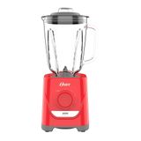 Liquidificador Oster Com Jarra De Vidro 1.7l Oliq501 1000w - Vermelho -  110v