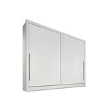 Guarda Roupa Casal 2 Portas De Correr E 8 Gavetas Geom Plus Branco - Novo Horizonte