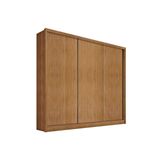 Guarda Roupa Casal 3 Portas De Correr E 6 Gavetas Arezzo Plus Freijo Cumaru - Novo Horizonte