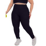 Calça Legging Feminina Plus Size G1 G2 G3 G4 Suplex Costura Reforçada Donna Martins