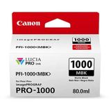 Cartucho De Tinta Canon Pfi 1000 Mbk Matte Preto 80ml