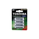 Pilhas Recarregaveis Aa 2600 Mah Toshiba Blister Com 4 Unidades Tnh-6gae Bp-4c