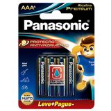 Pilhas Alcalinas Premium Aaa Panasonic Blister Com 6 Unidades Lr03egr/6b