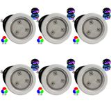 Refletor Led Rgb 4.5w Para Piscinas De Fibra 6 Unidades 124025 Fluidra