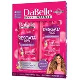 Shampoo 250ml + Condicionador Dabelle Resgata Fios 200ml