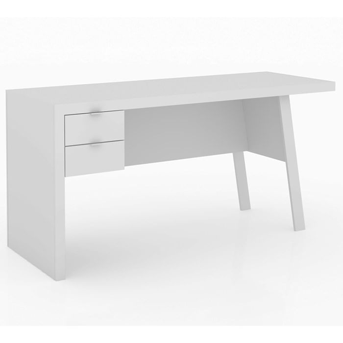 Mesa Para Computador / Escritorio Me4122 Branco Tecno Mobili