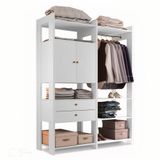 Closet Com 2 Gavetas Trevelin Branco