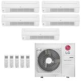 Ar-condicionado Multi Split Inverter Lg 48.000 (5x Evap Cassete 1 Via 9.000) Quente/frio 220v